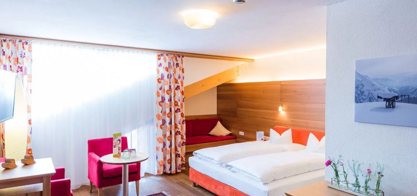 Stay in welcoming double room Orchidee, Hotel Walserberg