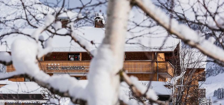 Hotel Walserberg in winter Warth am Arlberg